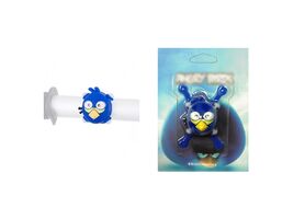 Фонарь детский "Злые птички" силикон, 2 LED, 3 реж., блистер (синий)