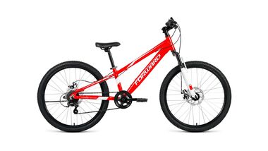 FORWARD RISE 24 2.0 disc (24" 7 ск. рост 11") 2019-2020, красный/белый, RBKW01647005 #0