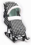 Санки-коляска детские Ника Детям 7-5 (гусиная лапка)