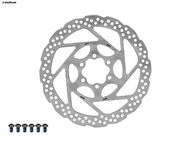 Ротор дискового тормоза 160 мм, 6 болтов, RADIUS, RT-056 (УТ00028719)