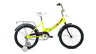 ALTAIR CITY KIDS 20 COMPACT (20" 1 ск. рост. 13") 2022, ярко-зеленый, IBK22AL20036