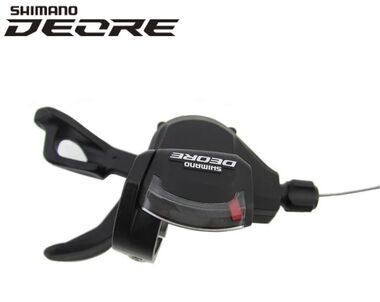 Рукоятка переключения передач левая SHIMANO DEORE SL-M610, 2/3 ск., триггер (черный, CSL300000136)