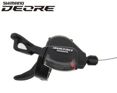 Рукоятка переключения передач левая SHIMANO DEORE SL-M610, 2/3 ск., триггер (черный, CSL300000136)