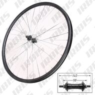 Колесо в сборе, 28", переднее, хромированное