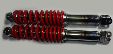 амортизатор задний (L-335mm,D-10mm,d-8mm) (пара) красный