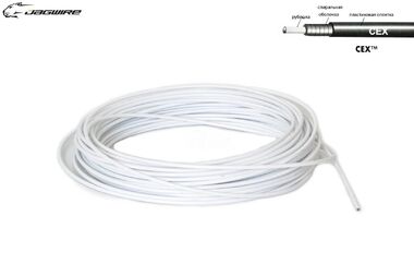 Оплетка троса тормоза JAGWIRE CEX, Ø5 мм, витое сечение, бухта 10 метров, (белый, УТ00032575)