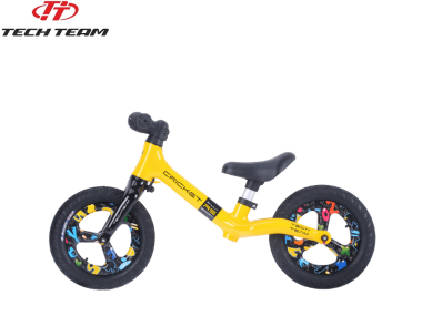 Беговел Tech Team CRICKET RS, композитная рама (желтый, NN002921)