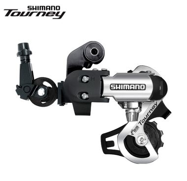 Переключатель задний SHIMANO, TOURNEY, RD-FT55, 6/7 скор., крепление (на болт) под петух (ARDFT55D)