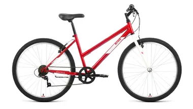 ALTAIR MTB HT 26 low (26" 6 ск. рост. 15") 2022, фиолетовый/белый