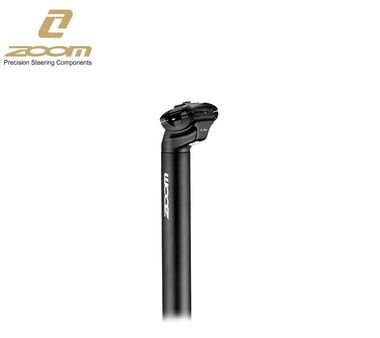 Штырь подседельный, ZOOM, алюминиевый, 27,2 мм, 300 мм, SP-C212, крепление седла - рамки (черный мат., УТ00019060)