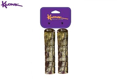 Рукоятки руля (грипсы) KLONK, 130 мм, One Side Lock Alu, KLK-11028, Camo/Swamp