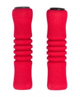 Рукоятки руля (грипсы, комплект), неопрен, длина 125мм (красный, H-G 22 red)