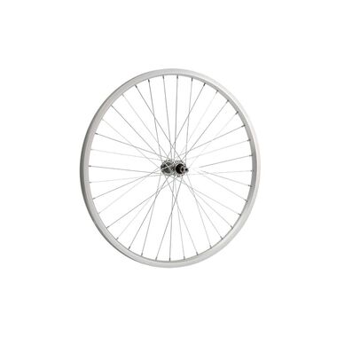 Колесо в сборе 28" переднее, втулка SF-HB03FG 36 отв., 3/8" (гайка), V-Brake , алюминиевый одностеночный обод (YKL-11(28)