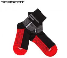 Носки FORMAT, размер 40-43 (черно-красные, RFMTSOCKS001)