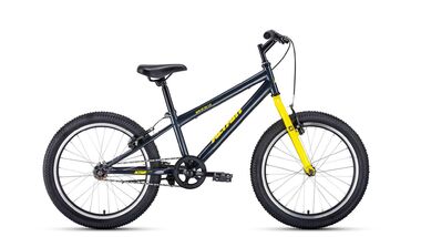 ALTAIR MTB HT 20 1.0 (20" 1 ск. рост 10.5") 2019-2020, серый/желтый, RBKT01N01008 #0