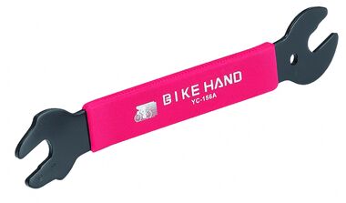 Bike Hand Ключ велосипедный YC-156A, ключ педальный на 15 мм, обрезиненная сталь (Bike Hand YC-156A)