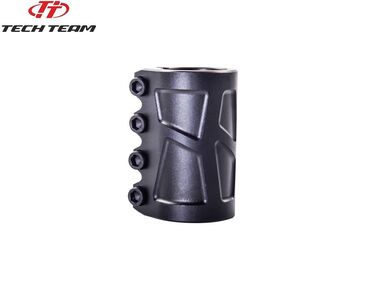 Зажим (хомут) для самоката GV, 34,9 мм, SCS, 4 болта (Chopper) (черный, NN004036)