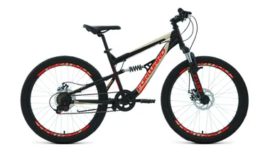 FORWARD RAPTOR 24 2.0 disc (24" 6 ск. рост 15") 2019-2020, черный/красный, RBKW02N46002 #0