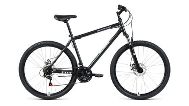 ALTAIR MTB HT 27,5 2.0 disc (27,5" 21 ск. рост 17") 2020-2021, черный/серебристый