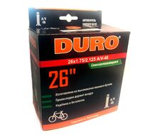 Камера 26x1,75/2,125 самозаклеивающаяся, бутил, авто-ниппель, A/V-48 DURO