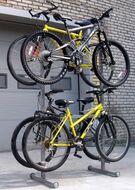 Стойка велосипедная 2-х этажная для 4-х велосипедов