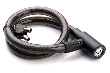 Замок противоугонный, GK101-202, трос, ключ, 800 мм, 18 мм, Joykie (черный, RLKBKJK00001) #0