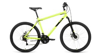 ALTAIR MTB HT 26 2.0 D (26" 21 ск. рост. 19") 2022, ярко-зеленый/черный, RBK22AL26116