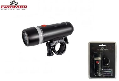 Фара передняя, JY-808C, 5 Supr LED, 3 режима работы, блистер, FORWARD (черный, УТ00021954)