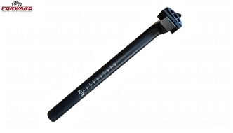 Штырь подседельный 28,6 мм, 350 мм, AG-1012 Алюминиевый, крепление седла - рамки, FORWARD (черный мат., УТ00021996)