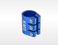 Зажим 3 болта, "KMS", для трюковых самокатов