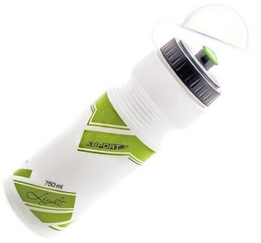 Бутылочка велосипедиста с защитой от пыли, 750 мл, инд. уп. (белый, VSB 21-2 white) #0