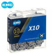 Цепь KMC (X-10) 10 скор. (116 звеньев) 5,85-6,20 мм, с замком, инд. упаковка (KMC-X10)