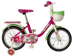 Велосипед TECH TEAM Melody 16 (16" 1 ск.) красный (NN012354)