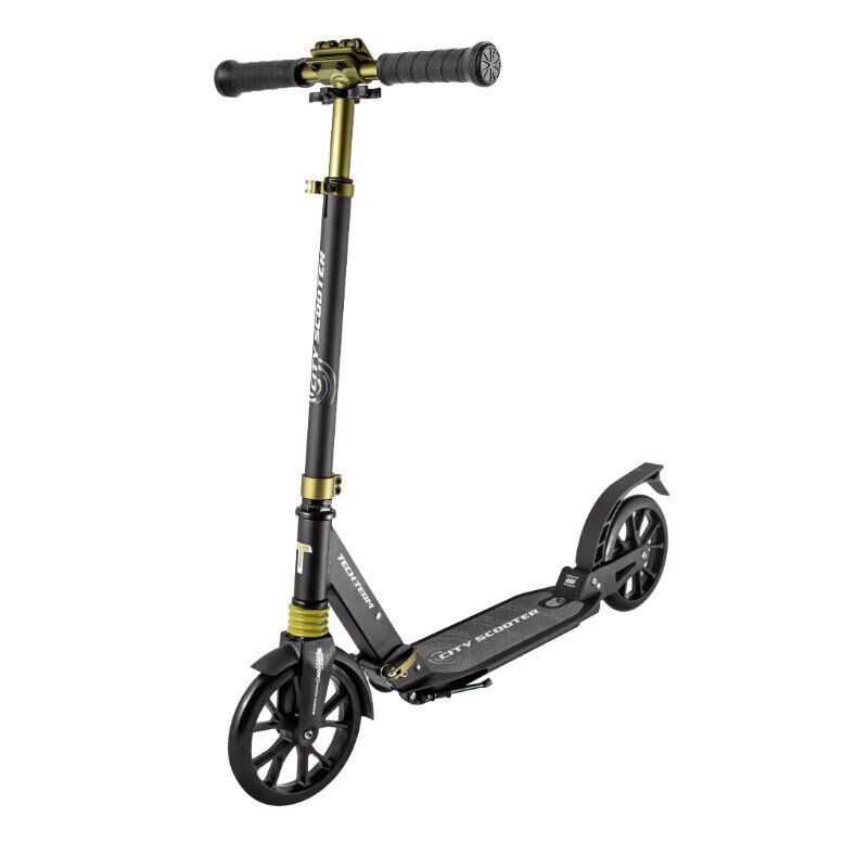 Самокат Tech Team City Scooter (1/2, черный, NN003763)