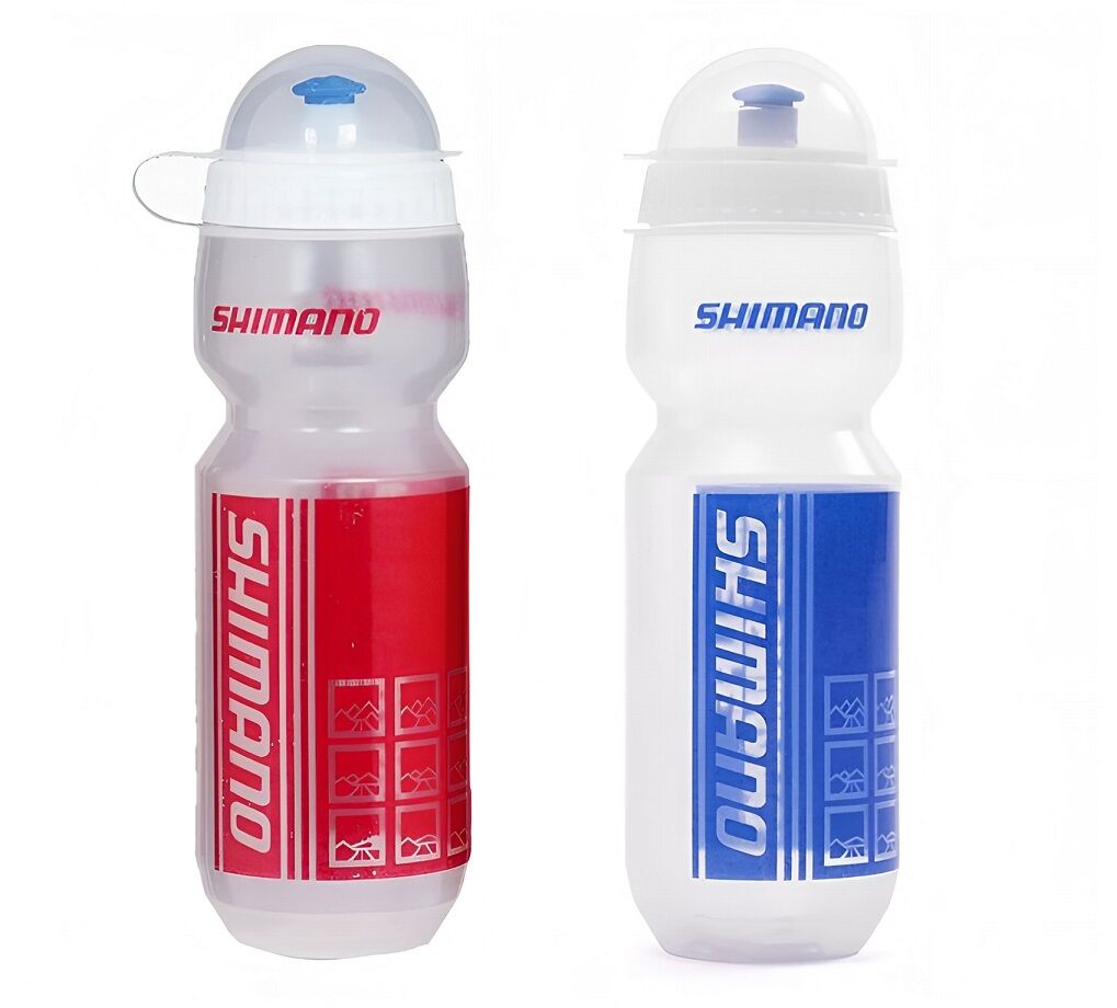 Бутылочка велосипедиста полимерная 750 мл, защитная крышка от пыли, Shimano logo (УТ00014414)