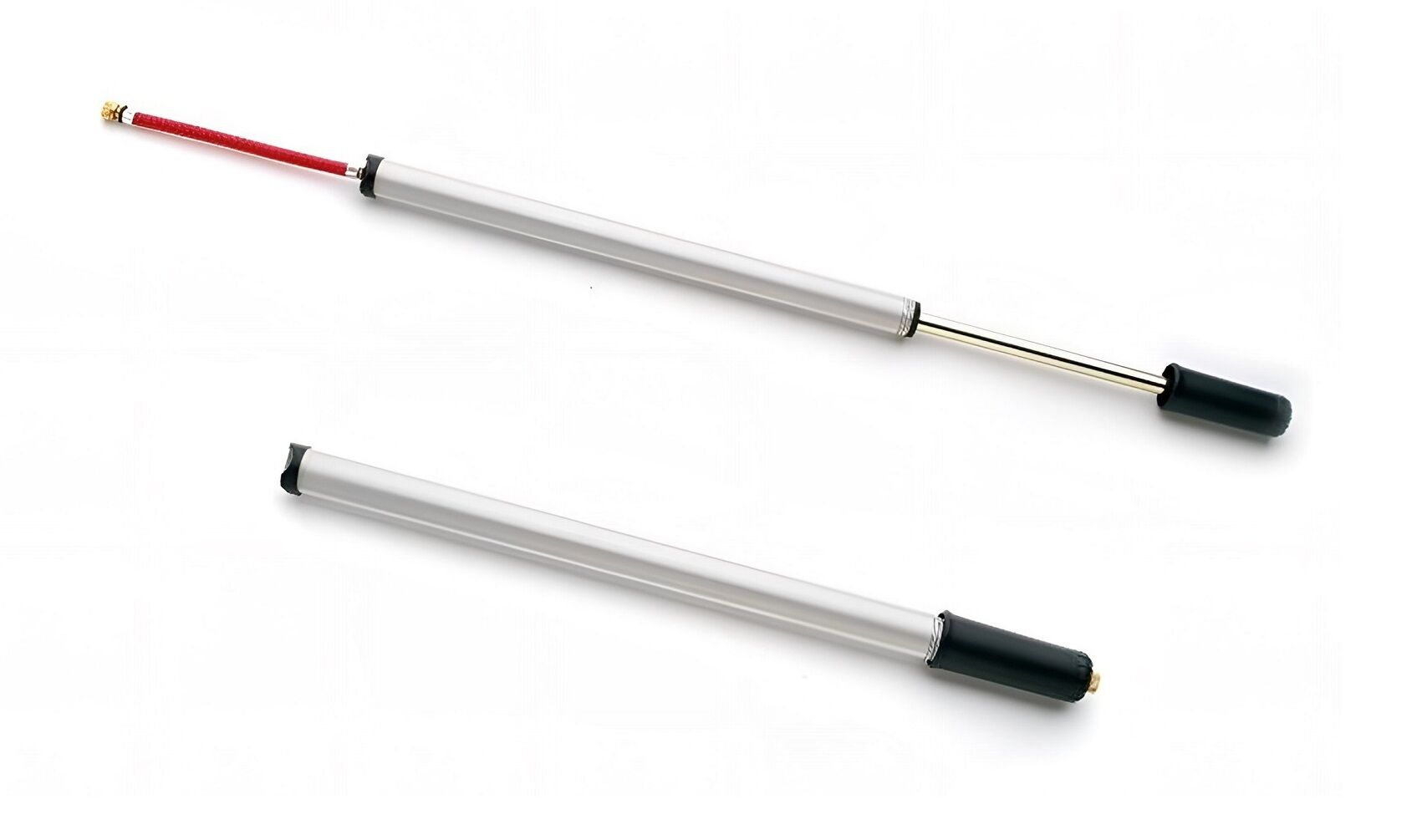 Насос компактный (ручной), 22x400 мм, алюминиевый, со шлангом, A/V (автониппель) JK-9523