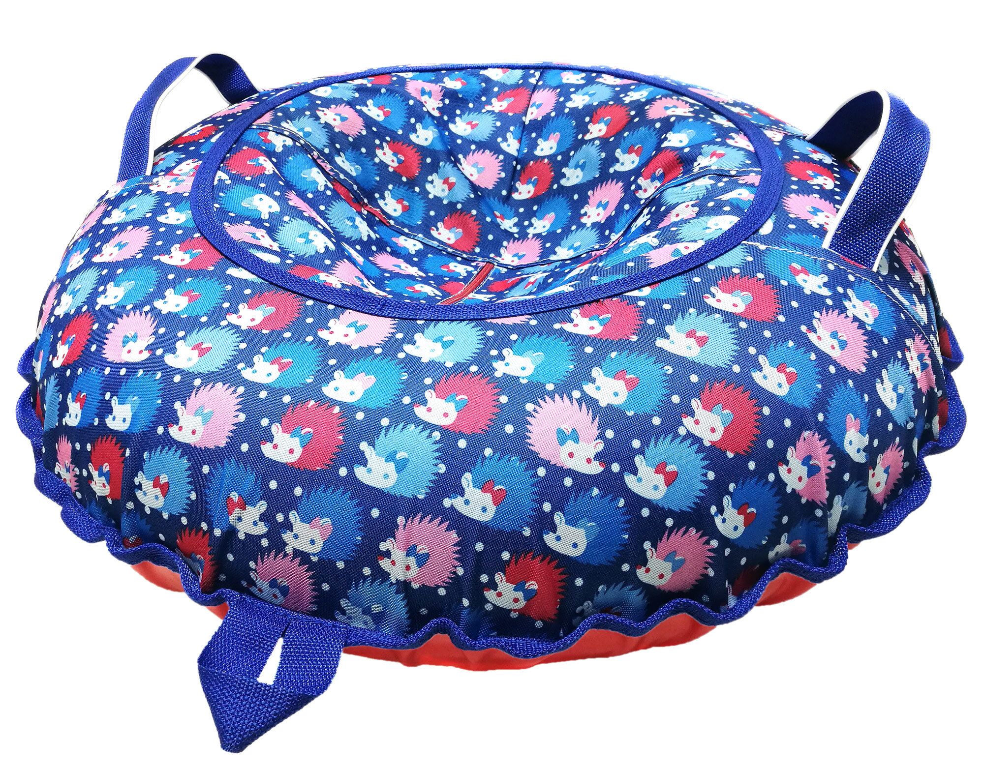 Санки надувные "Ватрушка "Ёжики"