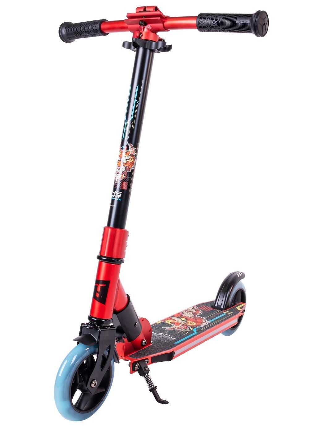 Самокат Tech Team Comfort Evolution 145 LUX красный (1/4, NN012427)
