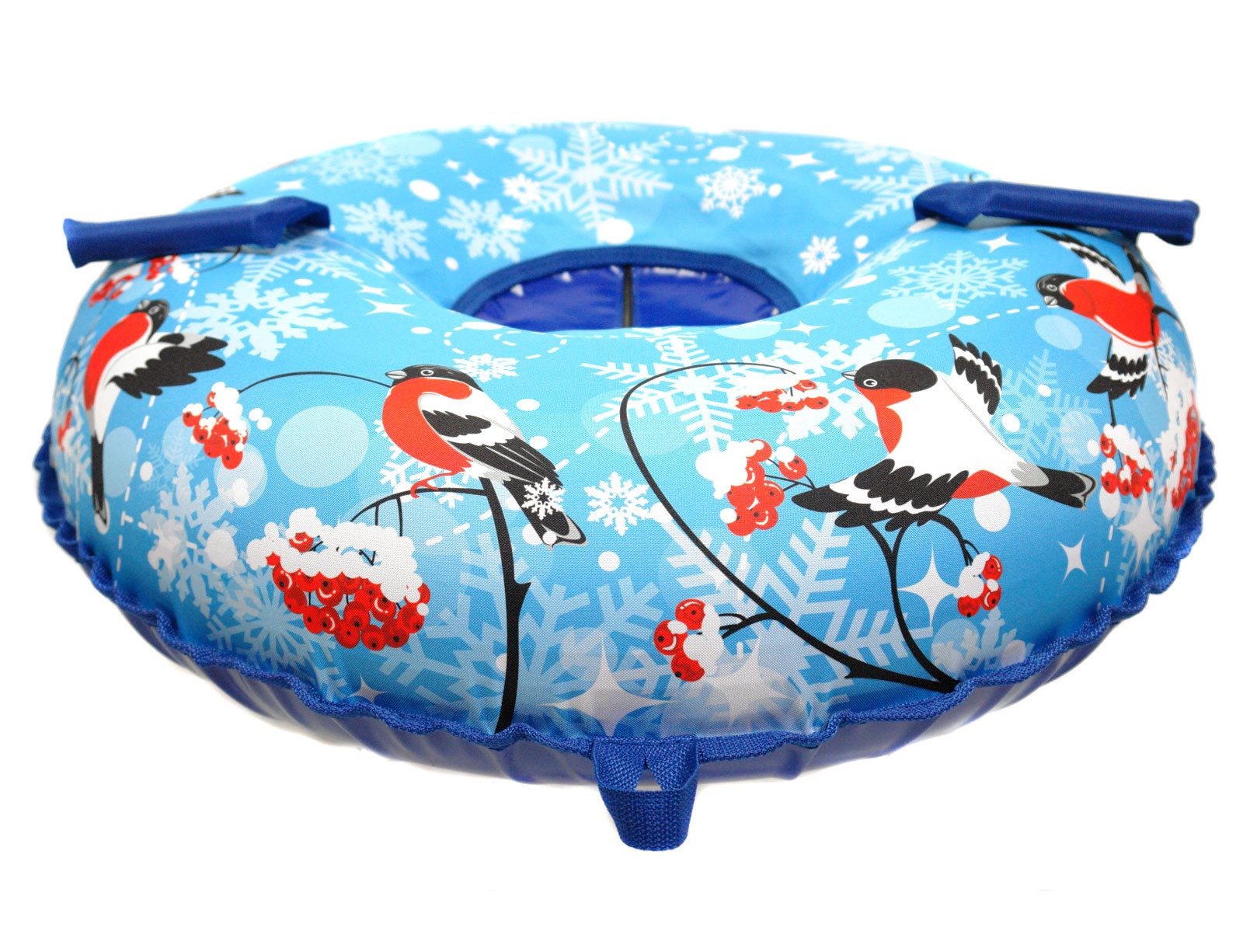 Санки надувные "Ватрушка "Снегири"