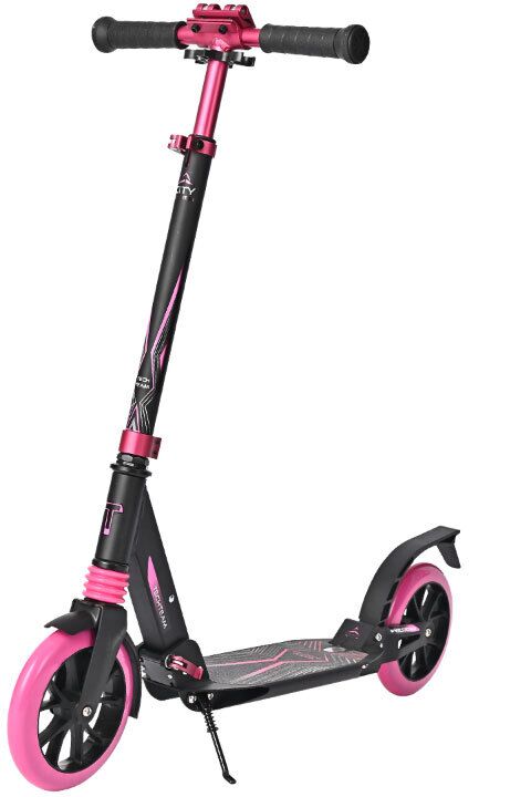 Самокат Tech Team City Scooter (розовый, 1/2, NN007586)