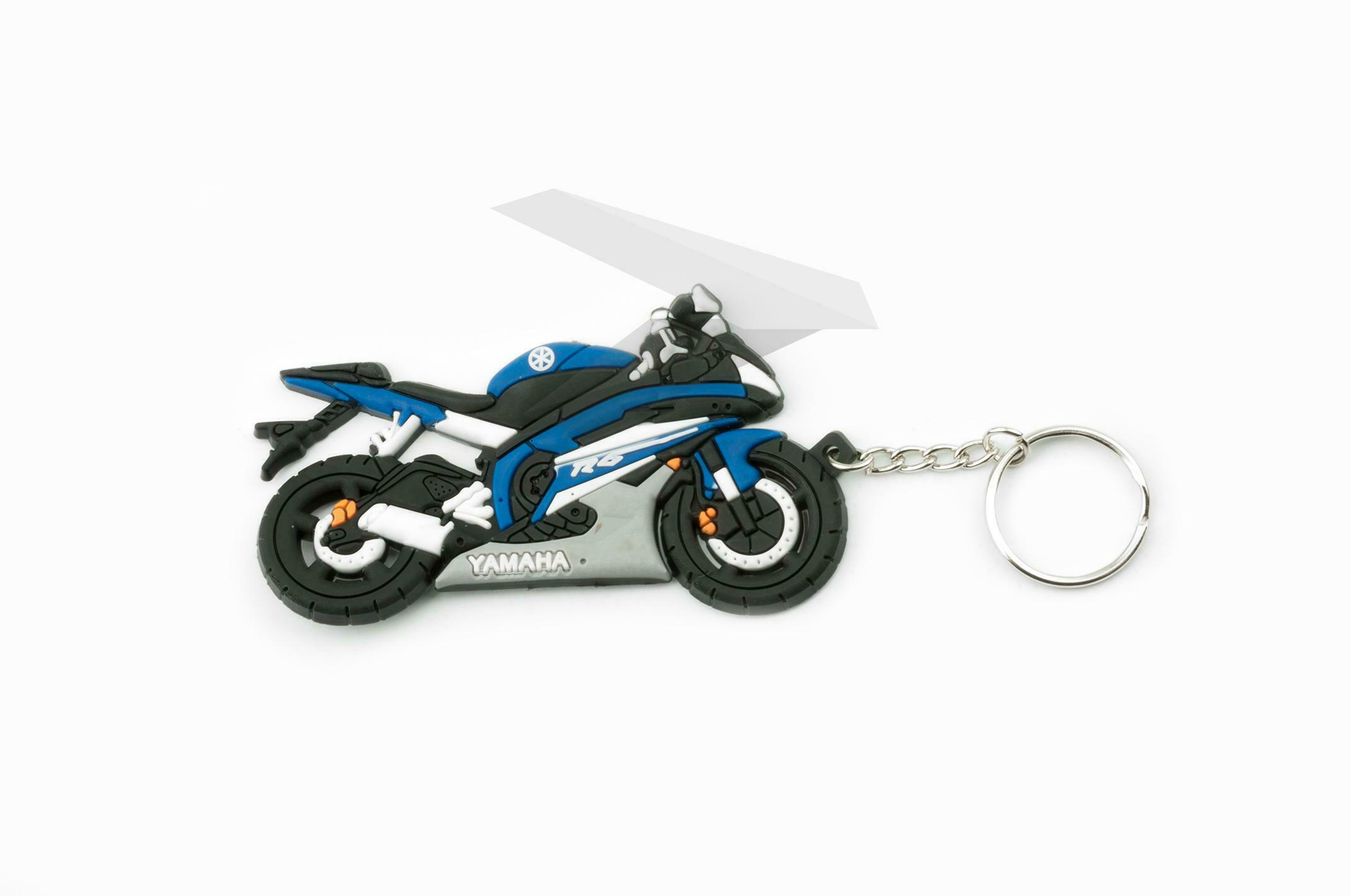 Брелок резиновый, Yamaha, мотоцикл (в ассортименте, B-408)