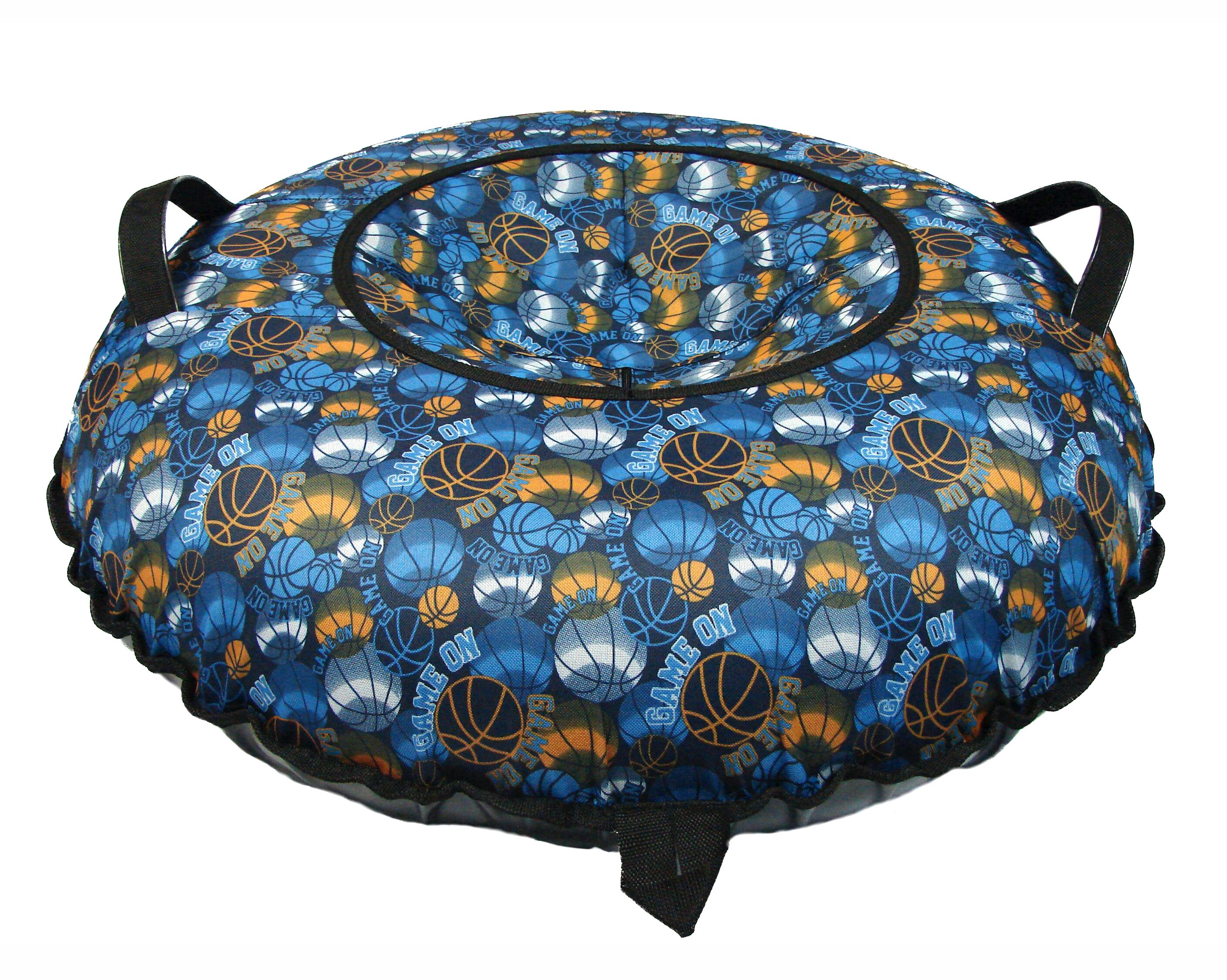 Санки надувные "Ватрушка "Мячи на синем"