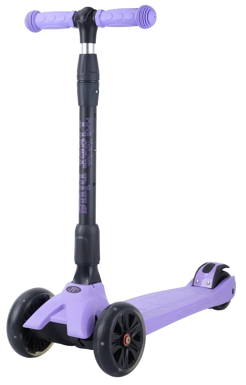 Самокат Tech Team Tiger plus purple (1/4, NN007516)