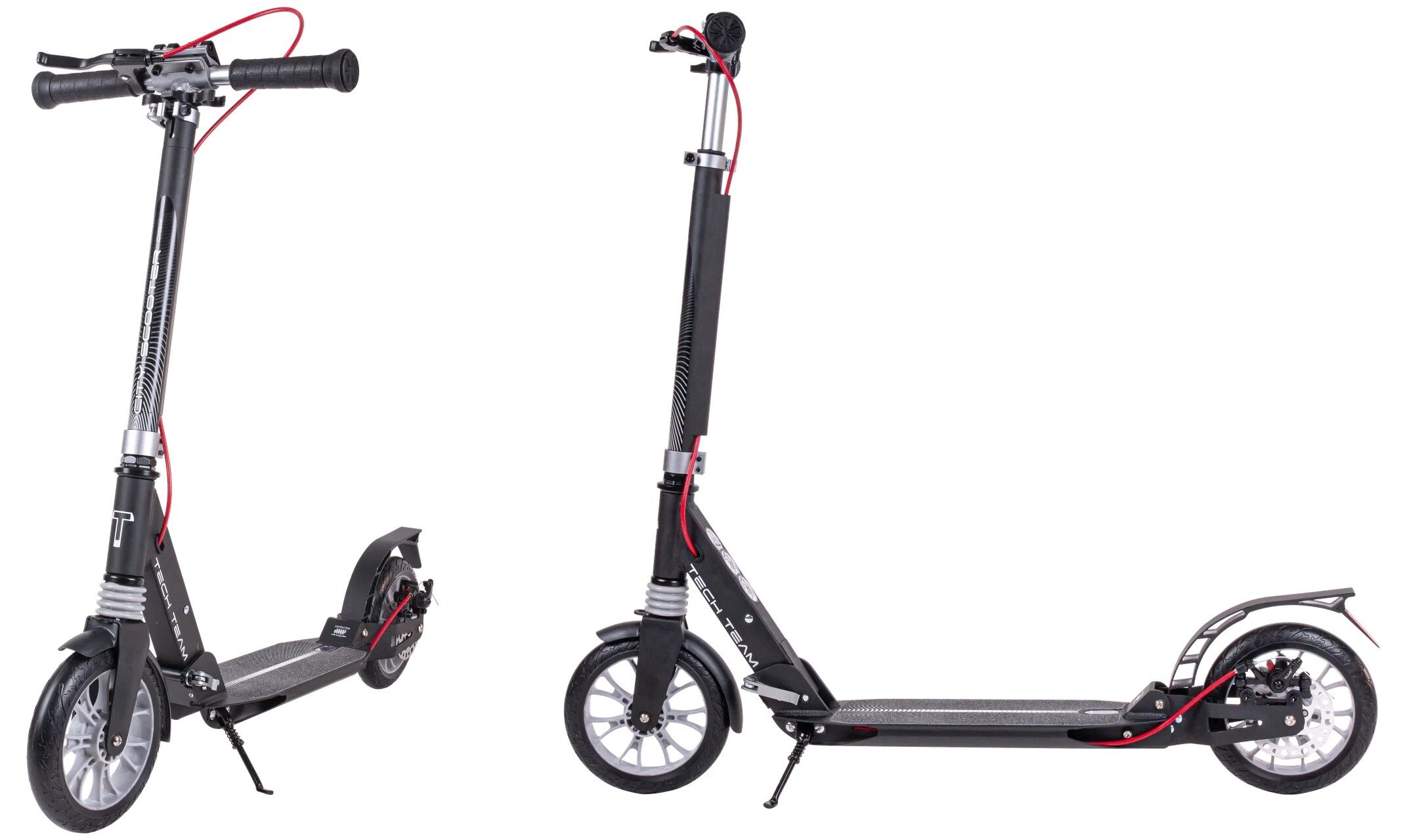 Самокат Tech Team City Scooter Disk Brake серый (1/2, NN007588)