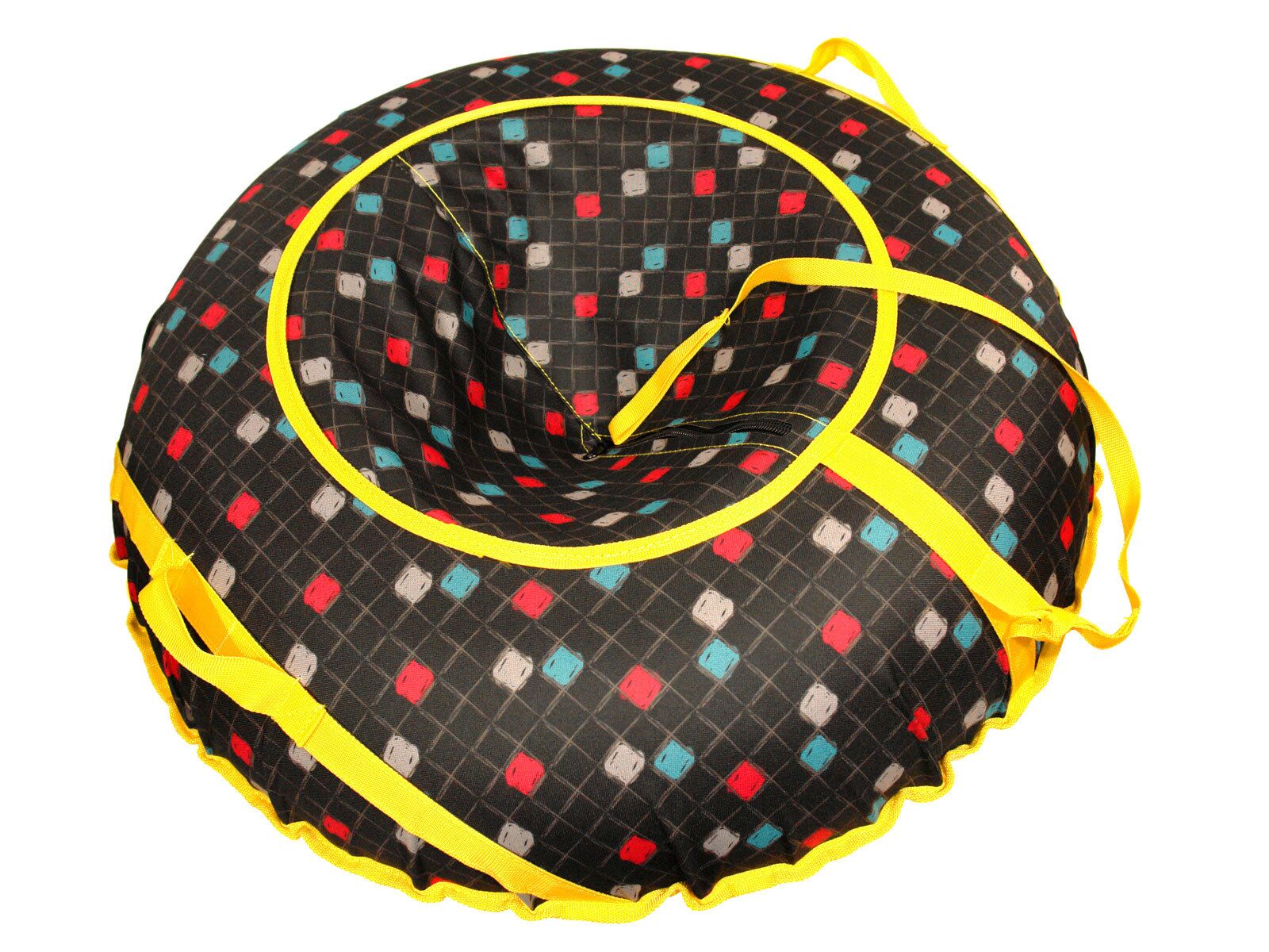 Санки надувные "Ватрушка "Клеточка"