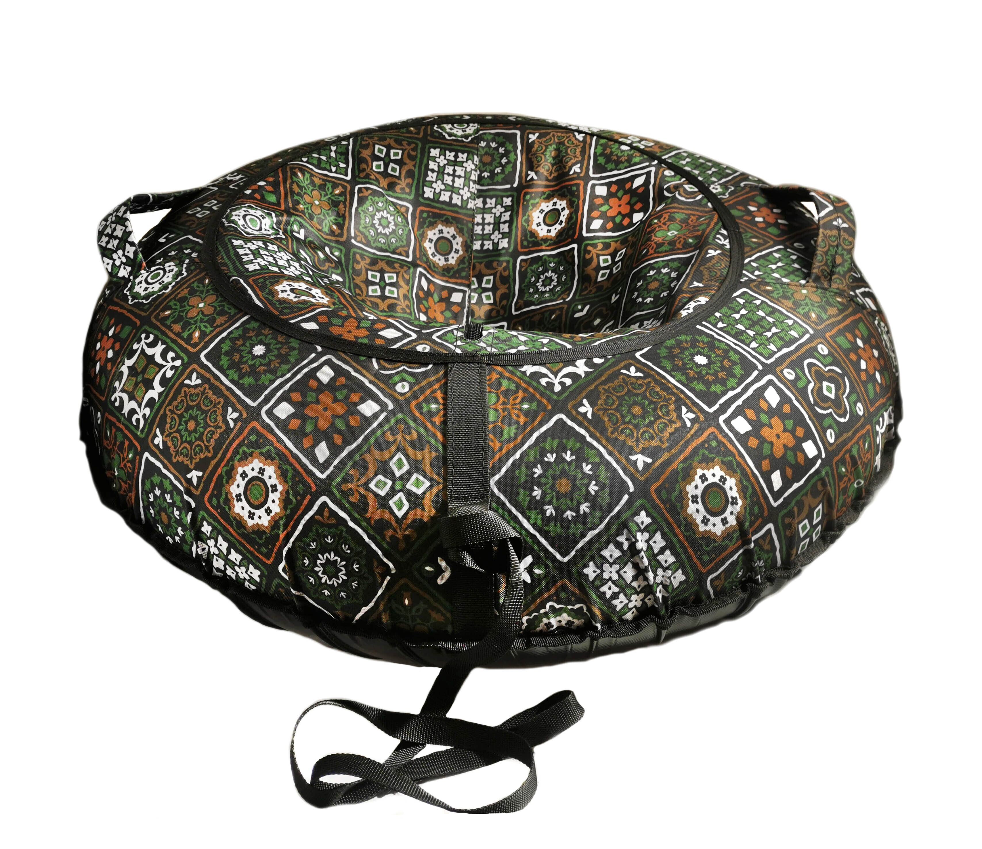 Санки надувные 90 см. "Ватрушка Принт "Мандалы" (КСНВ9028)