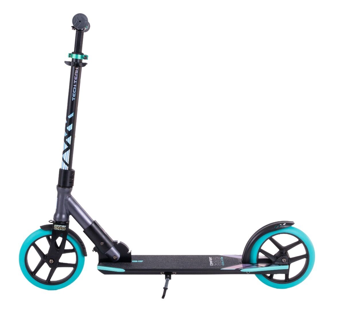 Самокат Tech Team Comfort Evolution 210 бирюзовый (1/2, NN012466)