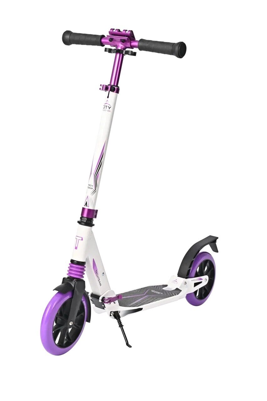 Самокат Tech Team City Scooter 1/2 (фиолетовый, NN007587)