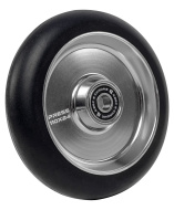 Колесо для трюкового самоката 110 мм, алюминиевое, PRESS, подшипники ABEC 9, TT, Black/Grey (NN013090)