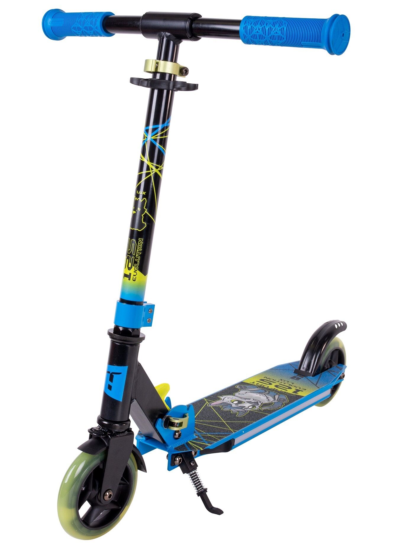 Самокат Tech Team Comfort Evolution 125 LUX blue (1/4, NN012402)
